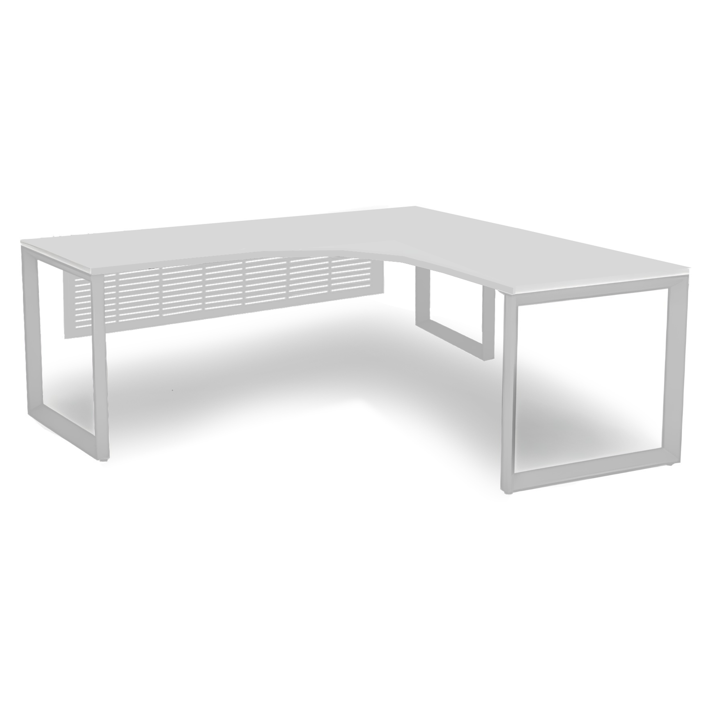 Trilogy Corner Workstation with Privacy Panel